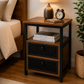 Wooden Storage Side Table