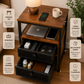 Wooden Storage Side Table
