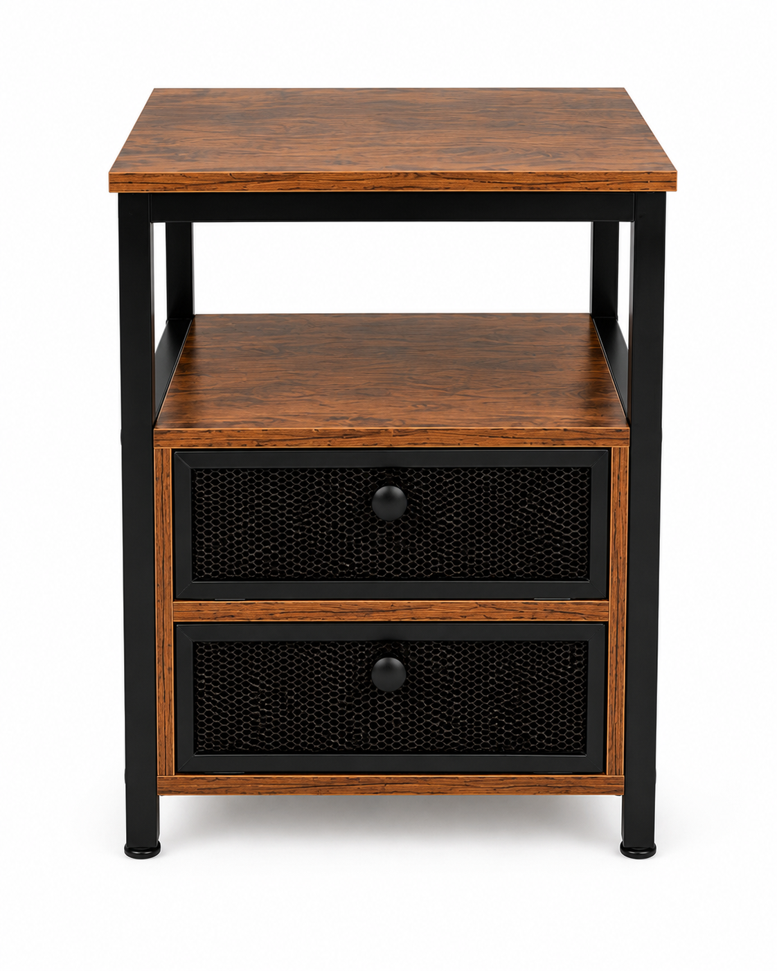 Wooden Storage Side Table