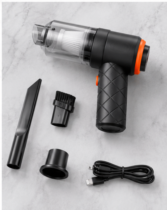 3-in-1 Portable Vacuum Cleaner with Attachments